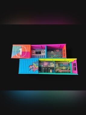 LOL Dollhouse with Graffiti-style Artwork Doll House Playset